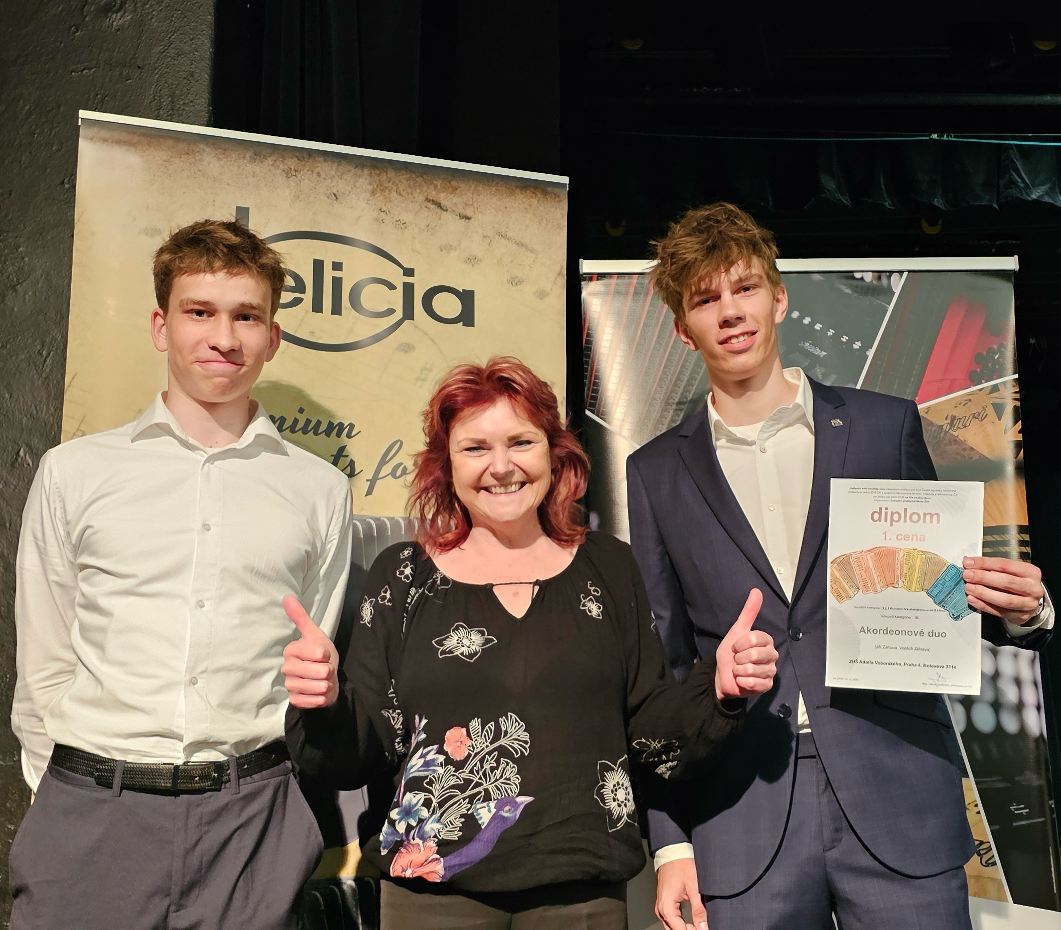 Velkolepý úspěch našich akordeonistů